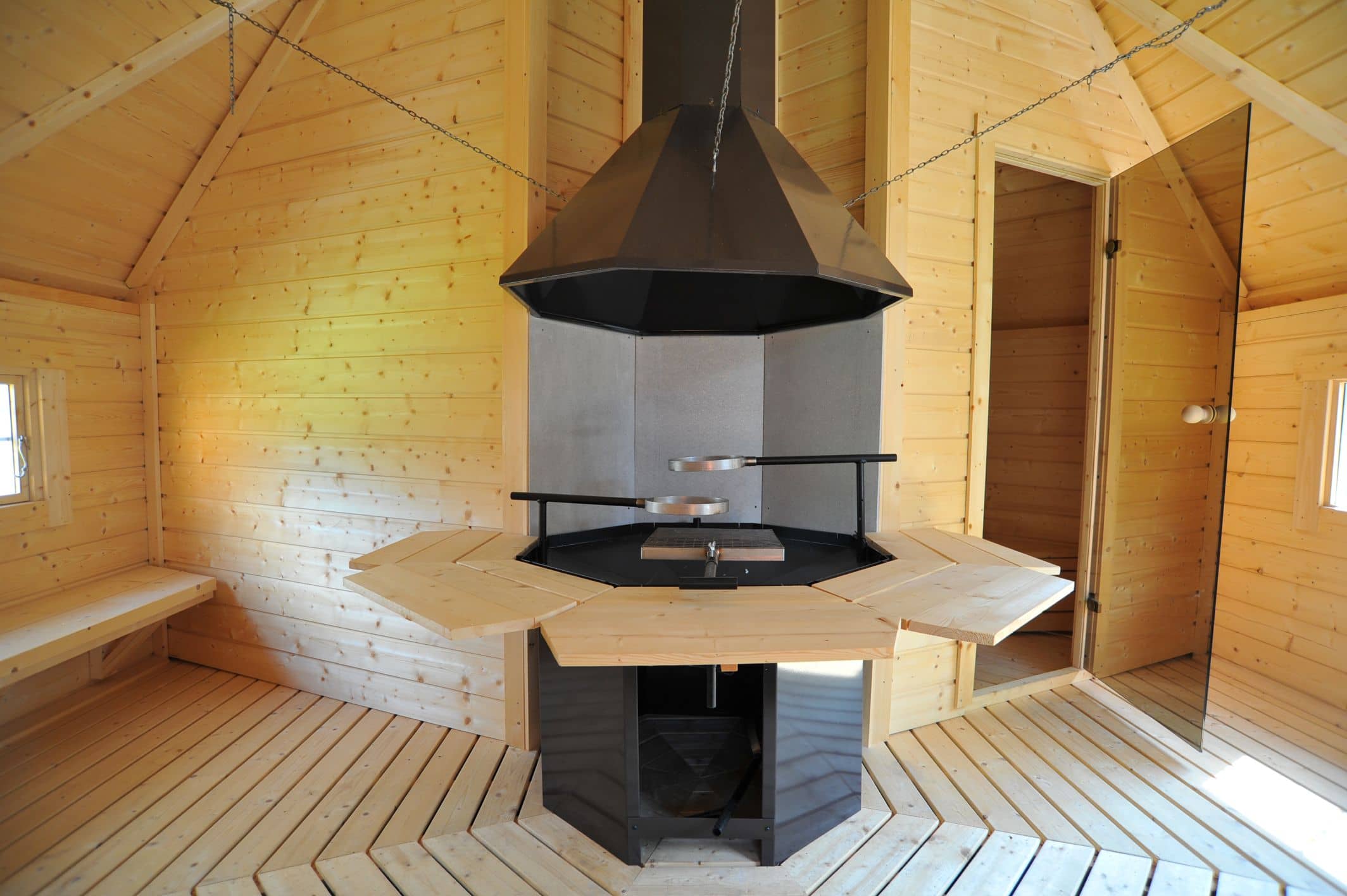 kota sauna avec grill